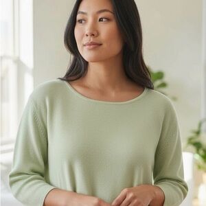 Light Mint Green Knit Sweater